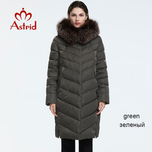 Astrid Winter new arrival down jacket with a fur collar