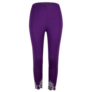 Hot Good Quality Women Leggings Casual Slim Print Ankle Length Legging Underpants Plus Size Female Leggings 5XL Black White Grey