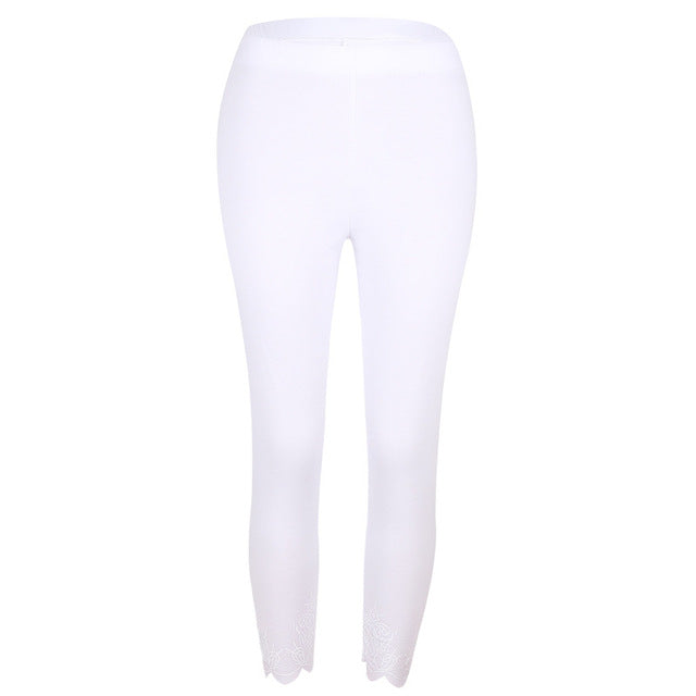Hot Good Quality Women Leggings Casual Slim Print Ankle Length Legging Underpants Plus Size Female Leggings 5XL Black White Grey