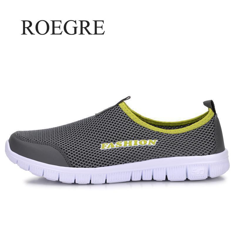 Comfortable Men Casual Shoes Mesh Breathable Loafers