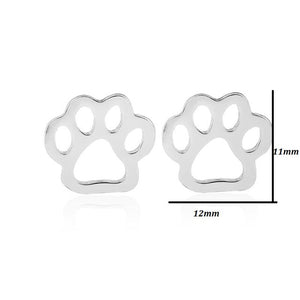 Jisensp Hollow Pet Paw Footprint Bracelets Shellhards Cute Animal Tassut Cat Dog Love Heart Charm Bracelet for Women pulseras
