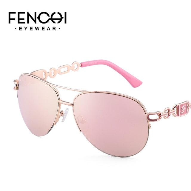 FENCHI Brand Sunglasses Women Mirror Fashion Pink Classic Female Sun Glasses For 2019 Outdoor Eyewear UV400  gafas de sol mujer